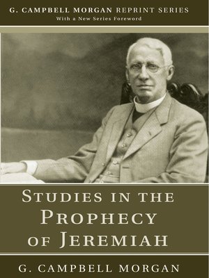 cover image of Studies in the Prophecy of Jeremiah